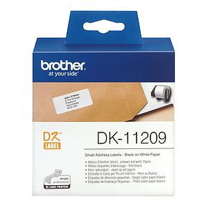DK-11209 - Adresetiketten - 800 ) - voor QL-1050. 1060. 500. 550. 560. 570. 580. 650. 700. 710. 720