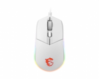 MSI GM11 CLUTCH WHITE Gaming Mouse Optical Wired RGB light MOU MM