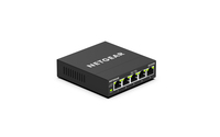 NETGEAR 5-Port Gigabit Ethernet Smart Managed Plus Switch for SMB Metal Case Desktop Fanless