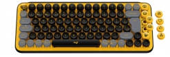 Logitech POP Keys Wireless Mechanical Keyboard Yellow 